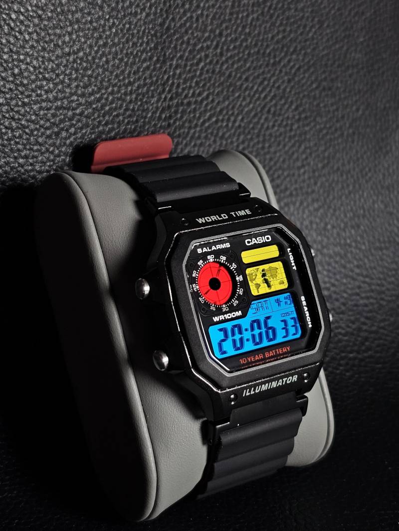 Custom Casio Ae-1200 Hydromod - Spectrum Edition von Modworksoffical