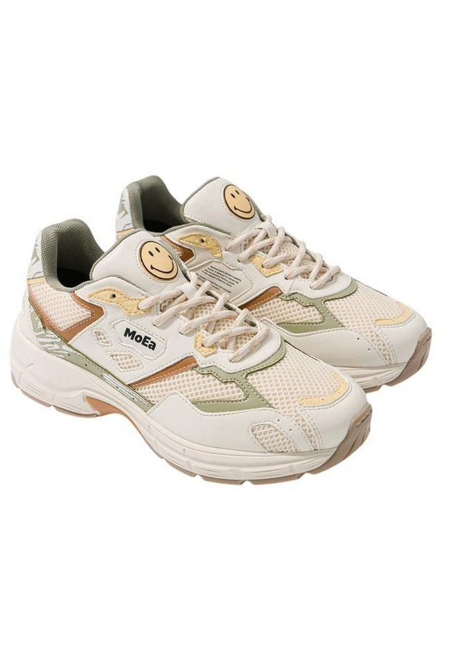 Moea Gen8 - Smiley Nature Drop - beige/grün Damen Sneaker von Moea