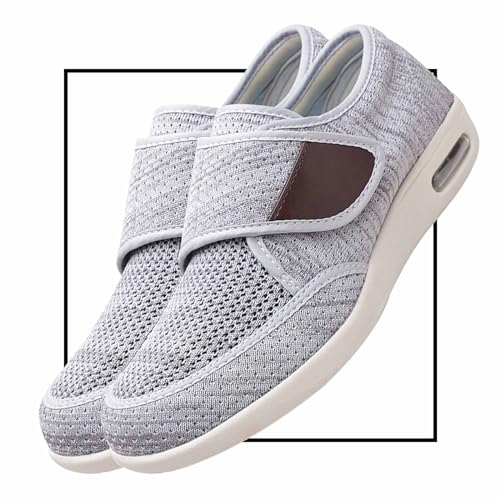 Möge Senioren Schuhe mit Klettverschluss Schuhe Herren Slip On Sneaker Fitness Turnschuhe Atmungsaktiv Ohne Schnürsenkel Walkingschuhe Hand-Free Freizeit Schlupfschuhe für Gym(Light Gray,44.5 EU) Möge Senioren Schuhe mit Klettverschluss Schuhe Herren Slip On Sneaker Fitness Turnschuhe Atmungsaktiv Ohne Schnürsenkel Walkingschuhe Hand-Free Freizeit Schlupfschuhe für Gym(Light Gray,44.5 EU) von Möge