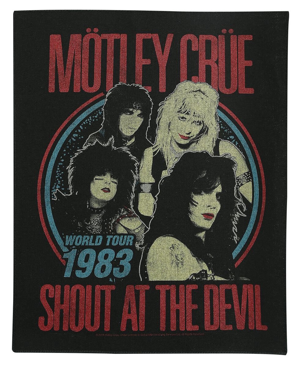 Mötley Crüe Backpatch - Shout At The Devil - multicolor  - Lizenziertes Merchandise! von Mötley Crüe