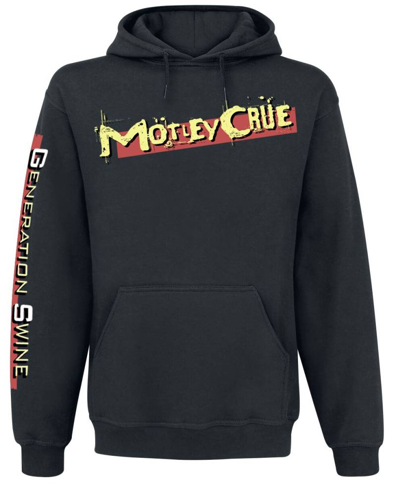 Mötley Crüe Kapuzenpullover - Generation swine - M bis XL - für Männer - Größe XL - schwarz  - Lizenziertes Merchandise! von Mötley Crüe