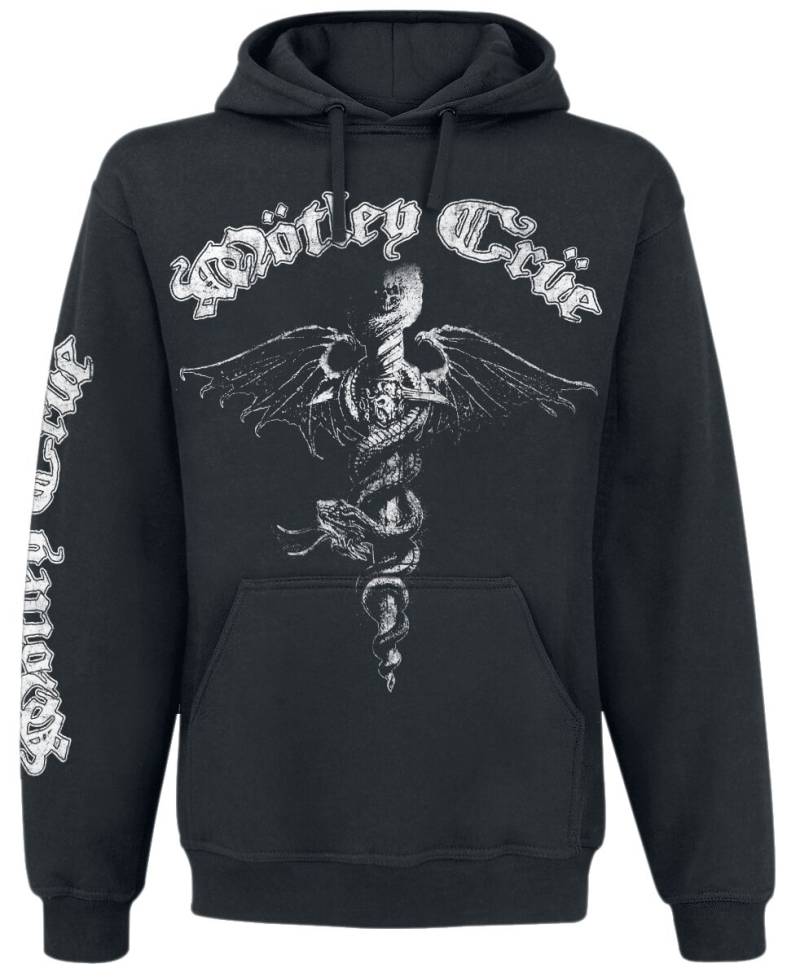 Mötley Crüe Kapuzenpullover - Hollywood - S bis XXL - für Männer - Größe M - schwarz  - EMP exklusives Merchandise! von Mötley Crüe