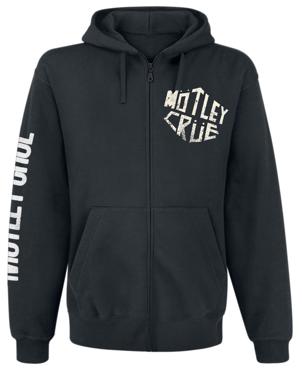 Mötley Crüe Kapuzenpullover - Pentagram - S bis XXL - für Männer - Größe M - schwarz  - Lizenziertes Merchandise! von Mötley Crüe