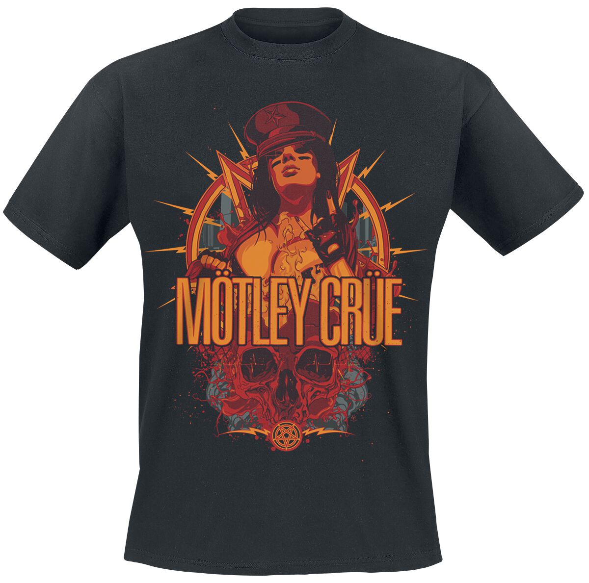 Mötley Crüe MC Girl T-Shirt schwarz in L Mötley Crüe MC Girl T-Shirt schwarz in L von Mötley Crüe