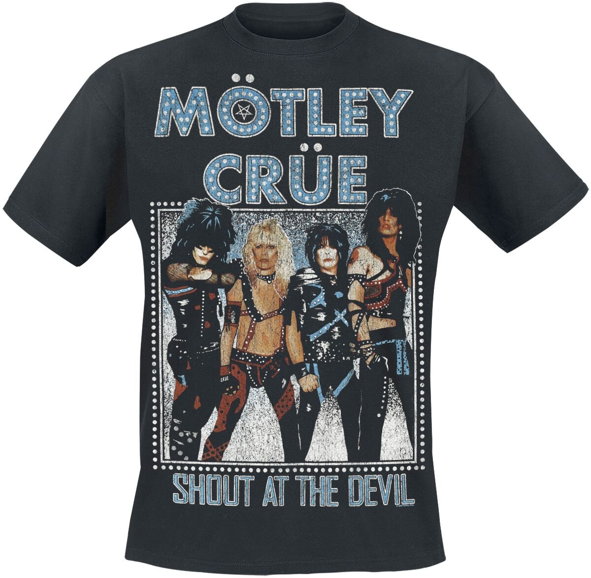 Mötley Crüe SATD Vintage Bootleg T-Shirt schwarz in L von Mötley Crüe