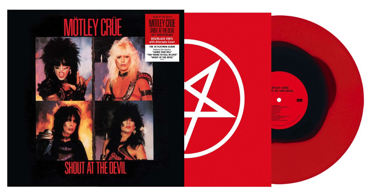 Mötley Crüe Shout At The Devil LP multicolor von Mötley Crüe