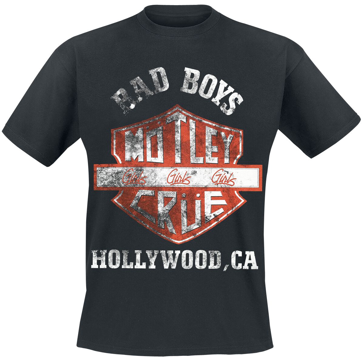 Mötley Crüe T-Shirt - Shield - S bis XL - für Männer - Größe L - schwarz  - EMP exklusives Merchandise! von Mötley Crüe