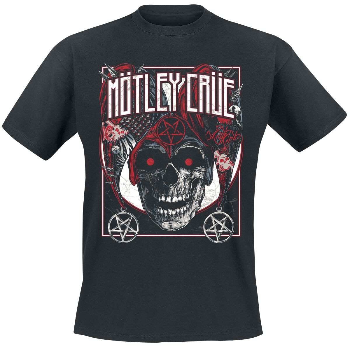 Mötley Crüe T-Shirt - Vegas - S bis 4XL - für Männer - Größe L - schwarz  - Lizenziertes Merchandise! von Mötley Crüe