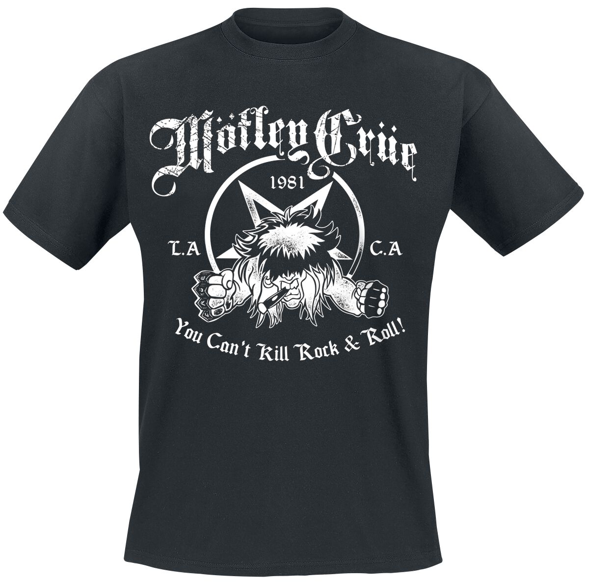 Mötley Crüe You Can't Kill Rock'n Roll T-Shirt schwarz in XXL von Mötley Crüe