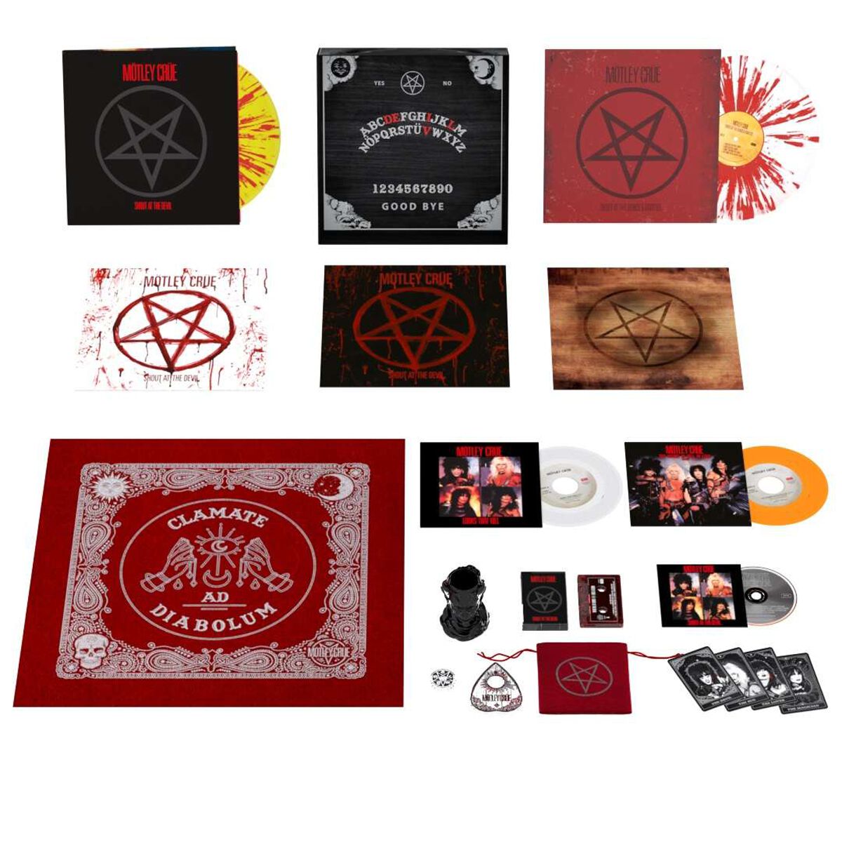 Shout At The Devil (40th Anniversary Box Set) von Mötley Crüe - 2-LP & CD (Boxset, Limited Edition, Re-Release, Standard) von Mötley Crüe