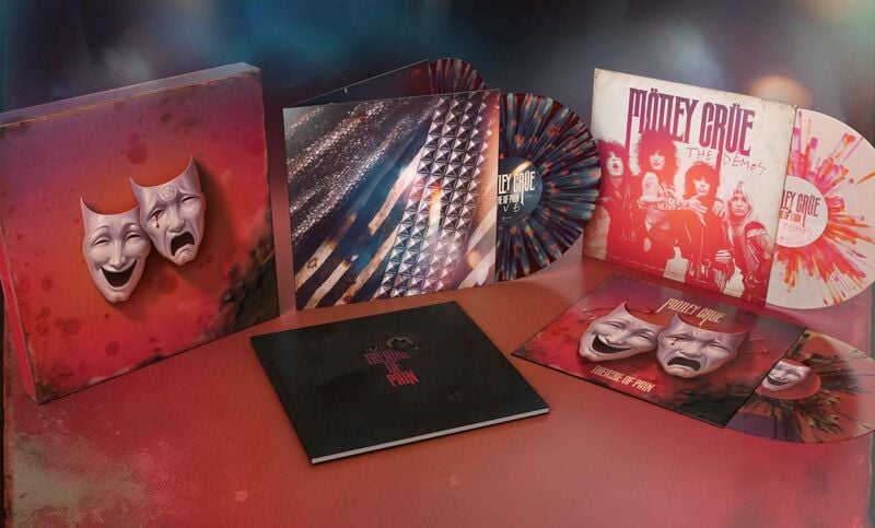 Theatre of Pain (40th Anniversary) von Mötley Crüe - 4-LP (Box, Coloured, Limited Edition, Re-Release) von Mötley Crüe