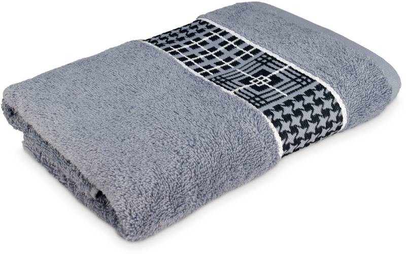 Möve for frottana Handtuch "Fjord", (1 St.), mit tollem Uni Karo von Möve For Frottana