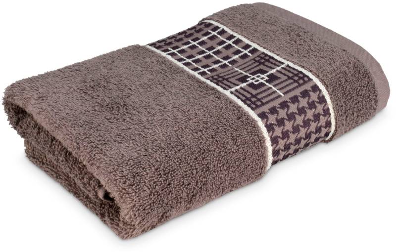 Möve for frottana Handtuch "Fjord" mit tollem Uni Karo von Möve For Frottana