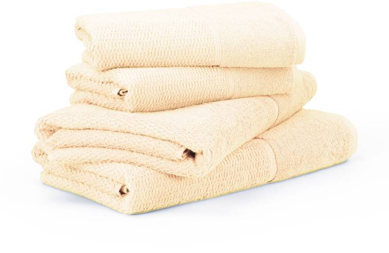 Möve for frottana Handtuch Set "Pearl" Set 4 Stk. Walkfrottier Set: 2x Handtuch 50/100 und 2x Badetuch 67/140cm von Möve For Frottana