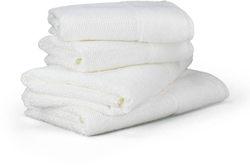 Möve for frottana Handtuch Set "Pearl" Set 4 Stk. Walkfrottier Set: 2x Handtuch 50/100 und 2x Badetuch 67/140cm von Möve For Frottana