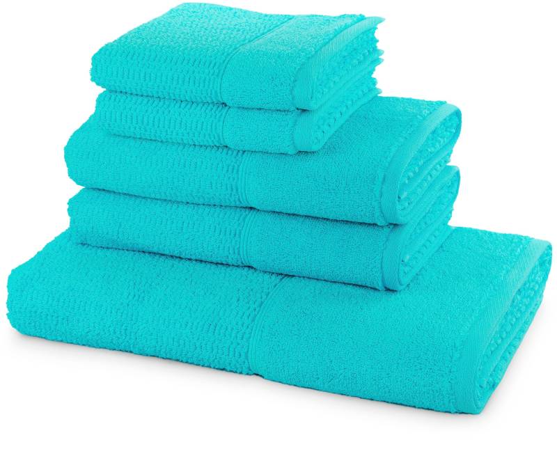 Möve for frottana Handtuch Set "Pearl" 5tlg.-Set 2xGästehandtuch 30/50,2xHandtuch 50/100,1xBadetuch 67/140 von Möve For Frottana