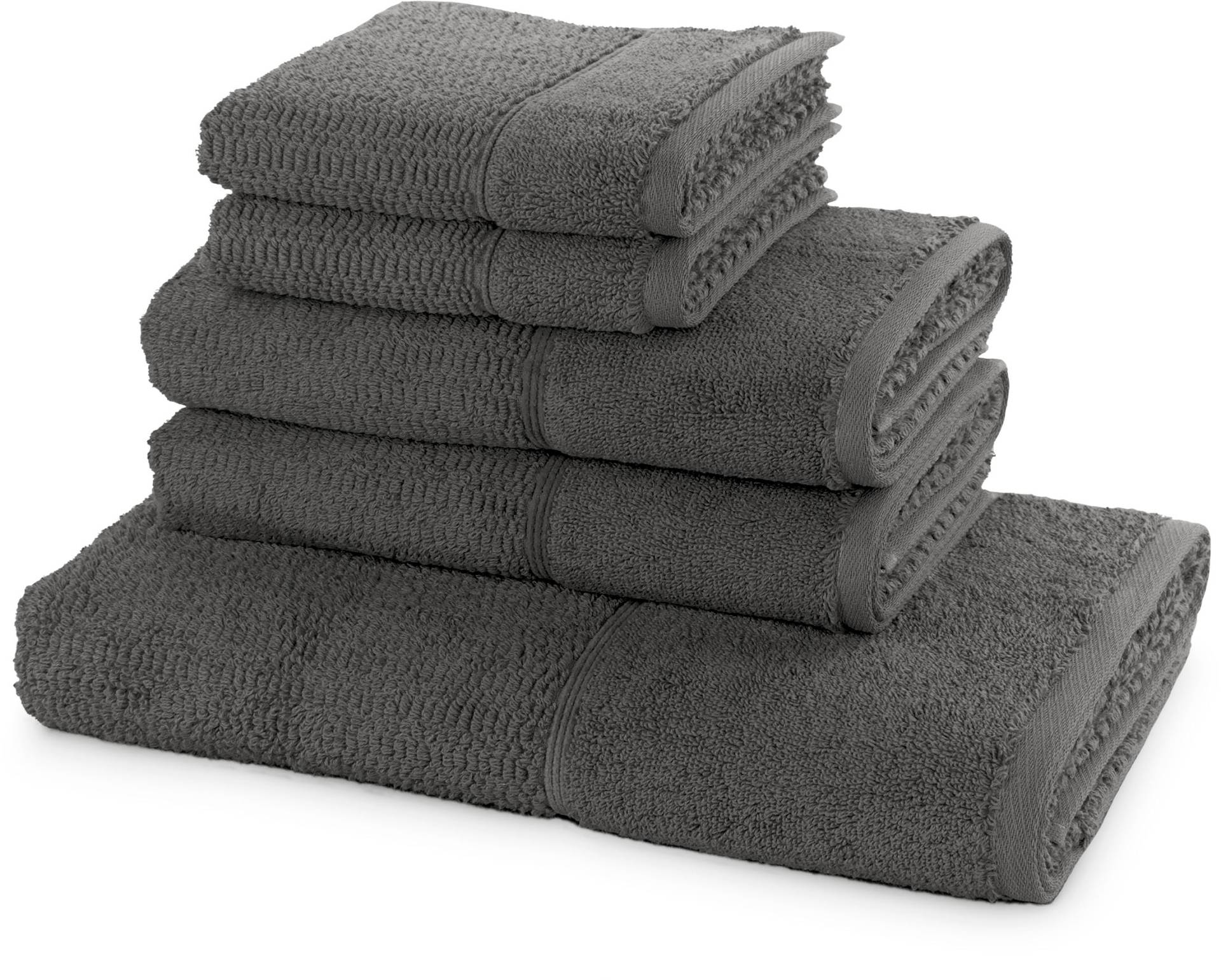 Möve for frottana Handtuch Set "Pearl" 5tlg.-Set 2xGästehandtuch 30/50,2xHandtuch 50/100,1xBadetuch 67/140 von Möve For Frottana