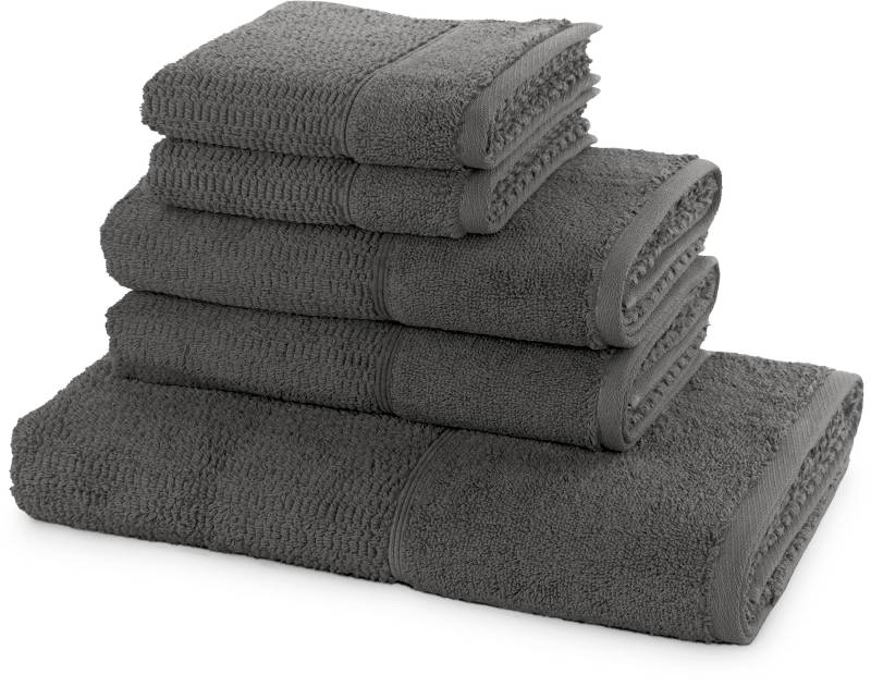 Möve for frottana Handtuch Set "Pearl" 5tlg.-Set 2xGästehandtuch 30/50,2xHandtuch 50/100,1xBadetuch 67/140 von Möve For Frottana