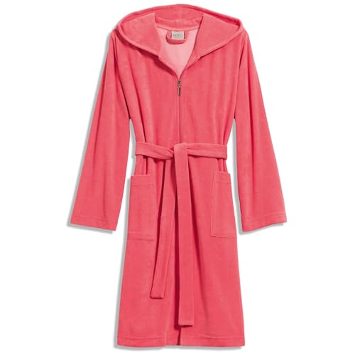 Möve Bademäntel Damen Kapuze Reißverschluss coral - 262 XL von Möve