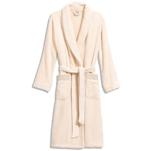 Möve Bademäntel unisex Schalkragen Wellness natur - 869 M von Möve