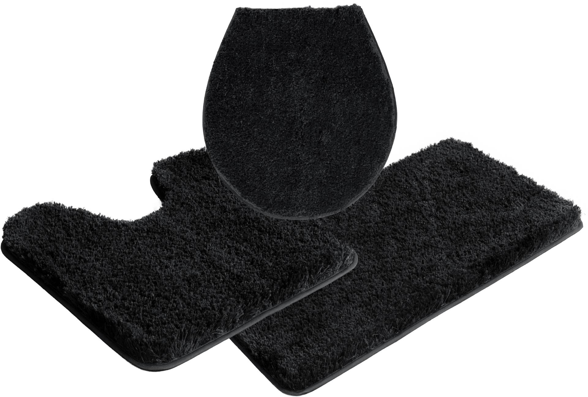 Möve Badematte "Superwuschel, Badvorleger, Badezimmer Teppich" Höhe 40 mm rutschhemmend beschichtet fußbodenheizungsgeeignet  schnell trocknend  strapazierfähig Mikrofaser-Badematte, Badteppich, rechteckig, rund & als 3-tlg. Set von Möve