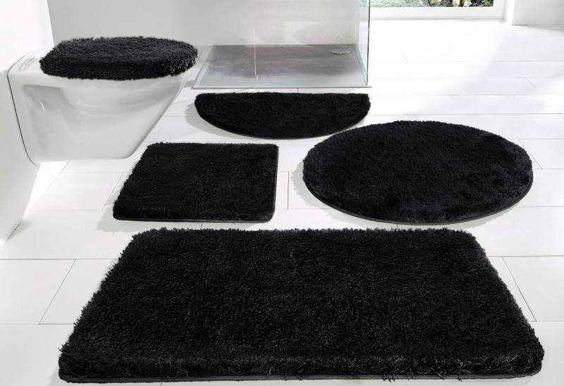 Möve Badematte "Superwuschel, Badvorleger, Badezimmer Teppich" Höhe 40 mm rutschhemmend beschichtet fußbodenheizungsgeeignet  schnell trocknend  strapazierfähig Mikrofaser-Badematte, Badteppich, rechteckig, rund & als 3-tlg. Set von Möve