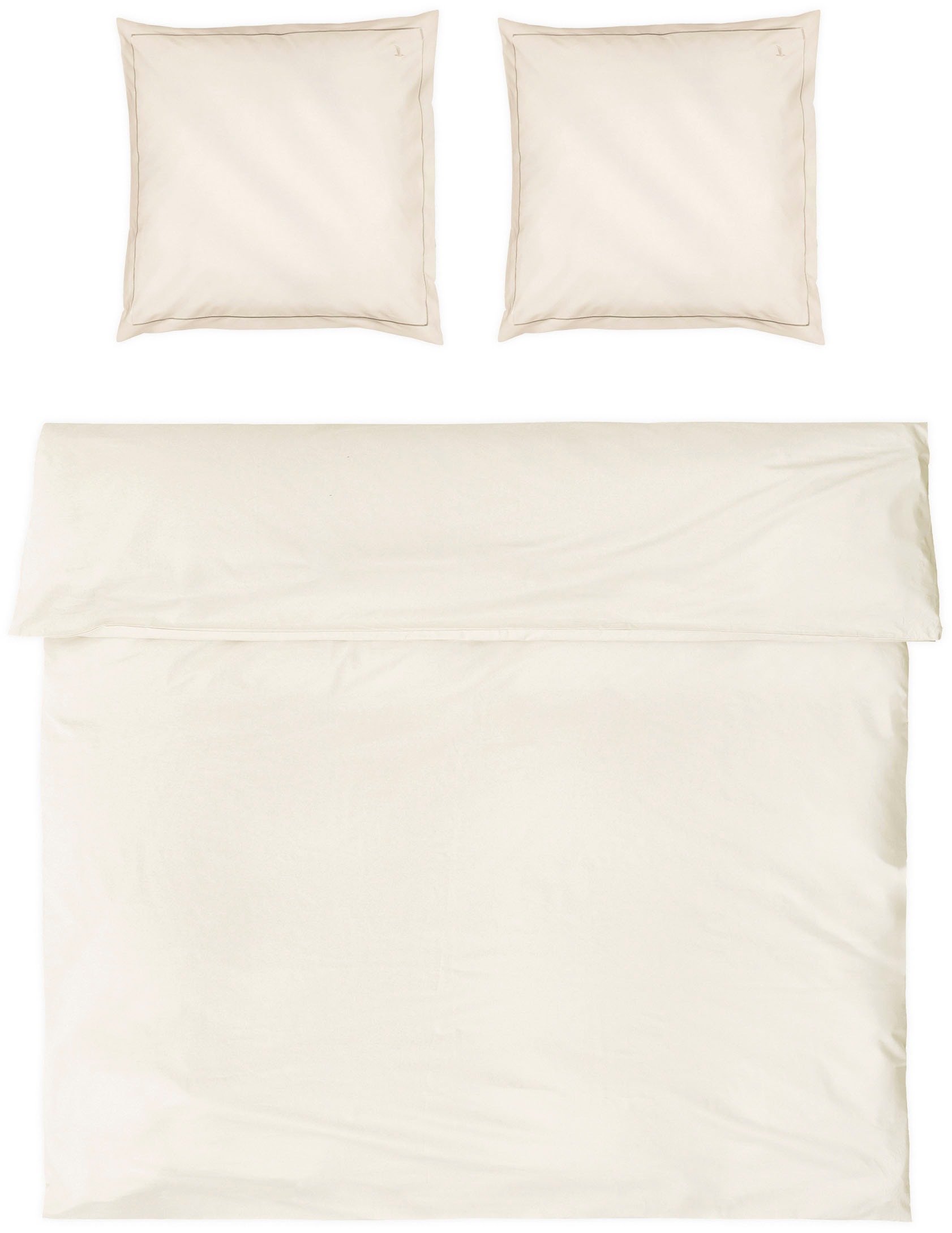 Möve Bettwäsche "Möve Luxury Bettwäsche Set" 2 Stk. tlg. mit elegantem Zierstick von Möve