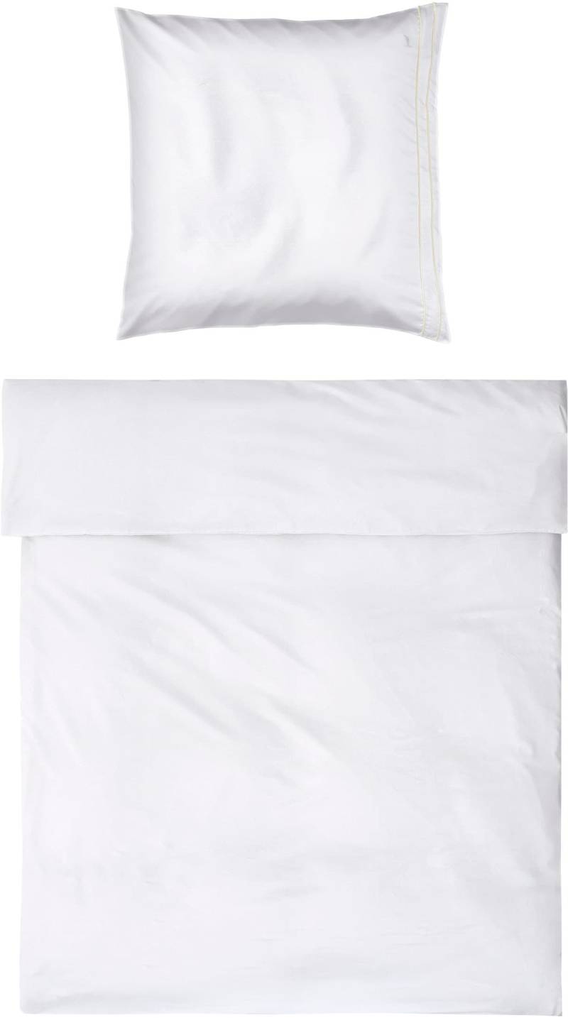 Möve Bettwäsche "Möve Noblesse Bettwäsche Set" 2 Stk. tlg. mit eleganten Biesen von Möve