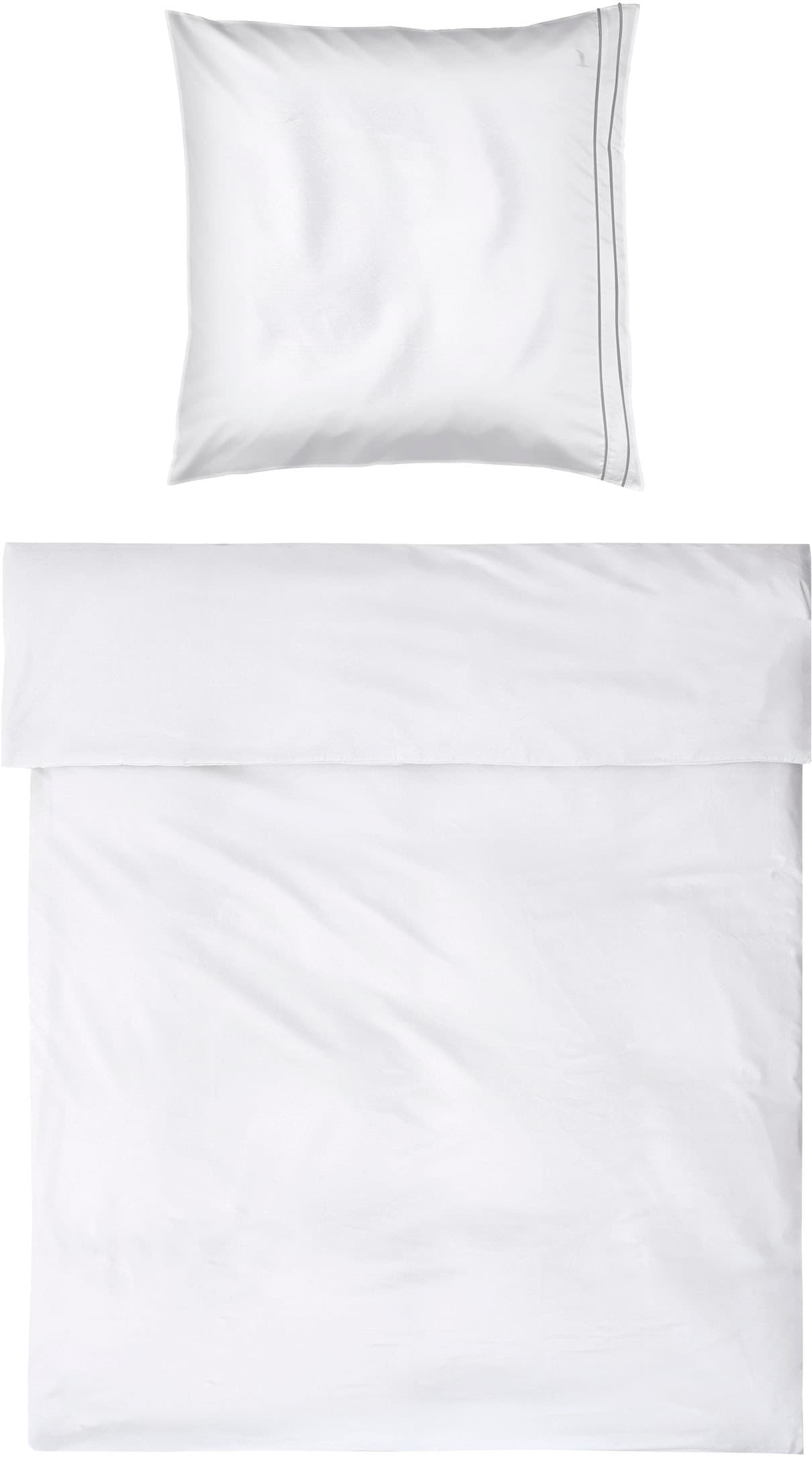 Möve Bettwäsche "Möve Noblesse Bettwäsche Set" 2 Stk. tlg. mit eleganten Biesen von Möve