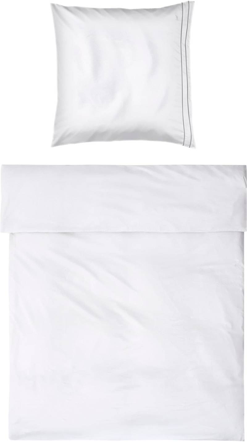 Möve Bettwäsche "Möve Noblesse Bettwäsche Set" 2 Stk. tlg. mit eleganten Biesen von Möve