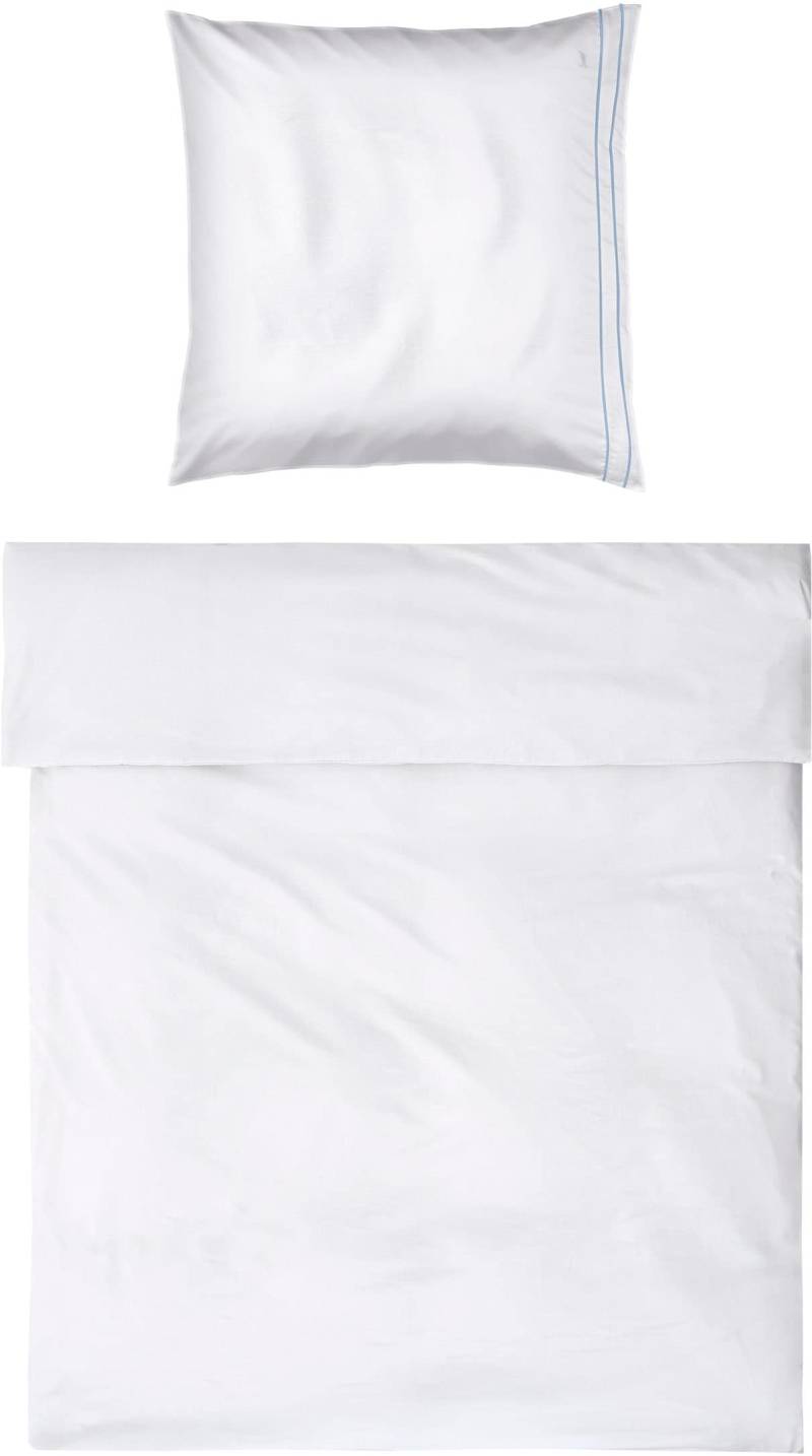 Möve Bettwäsche "Möve Noblesse Bettwäsche Set" 2 Stk. tlg. mit eleganten Biesen von Möve