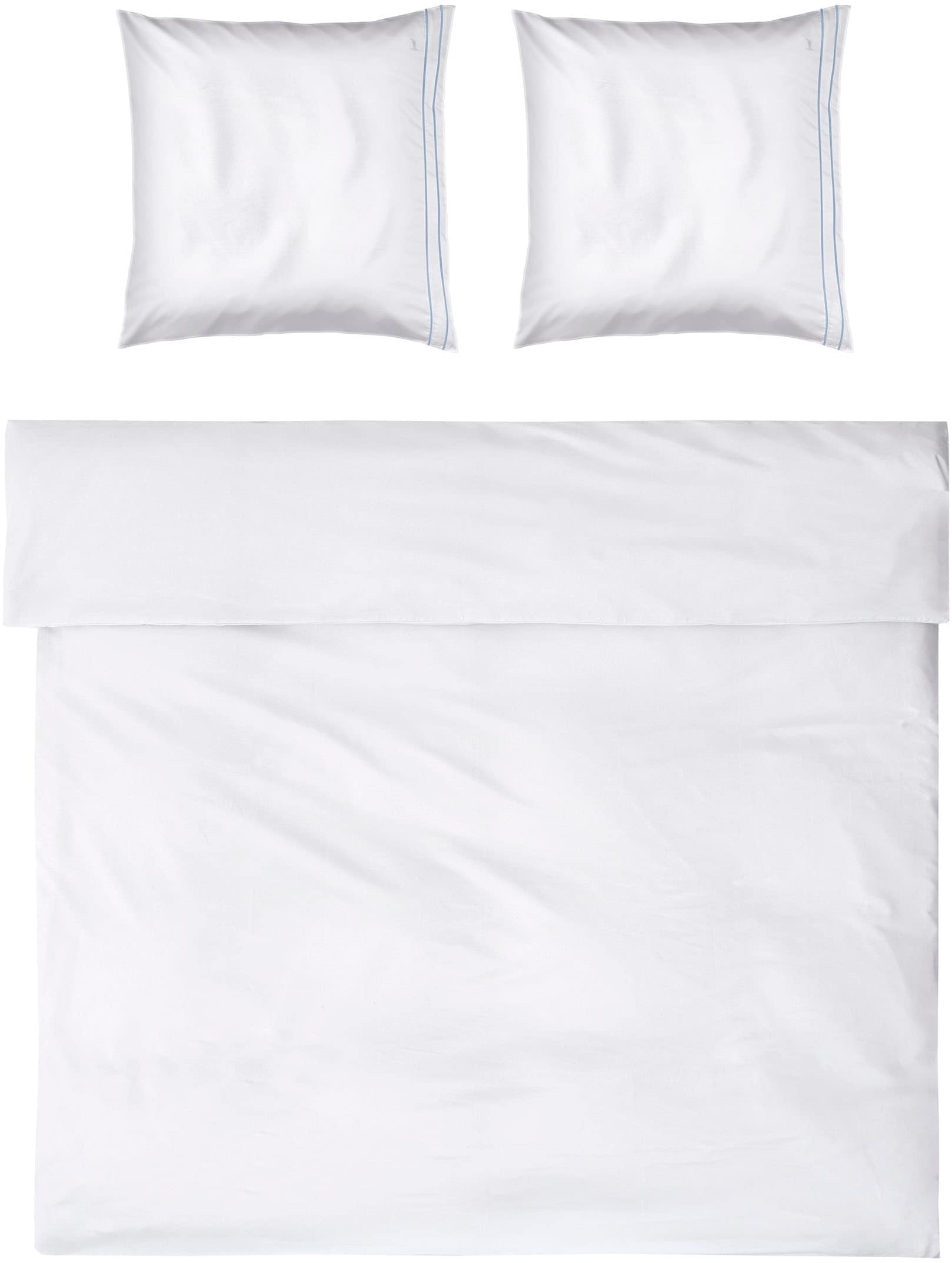 Möve Bettwäsche "Möve Noblesse Bettwäsche Set" 2 Stk. tlg. mit eleganten Biesen von Möve