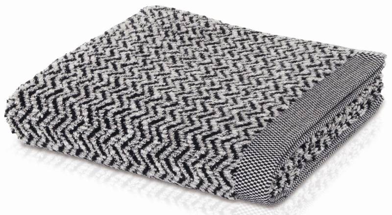 Möve Handtuch "Brooklyn" mit Zick-Zack-Muster, Made in Germany von Möve