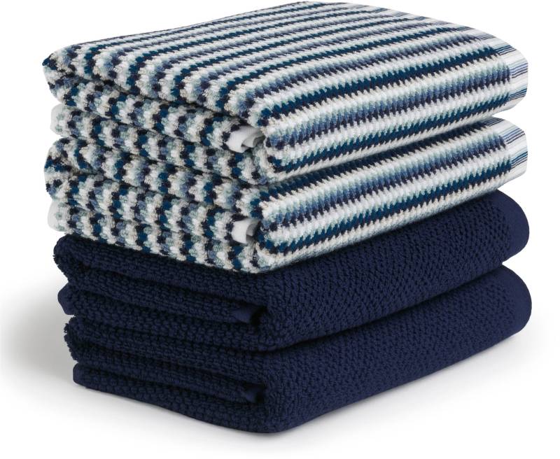 Möve Handtuch Set "Bliss Handtuch Set", Packung, 4 tlg., Walkfrottier, Perlstruktur mit leichtem Massageeffekt von Möve