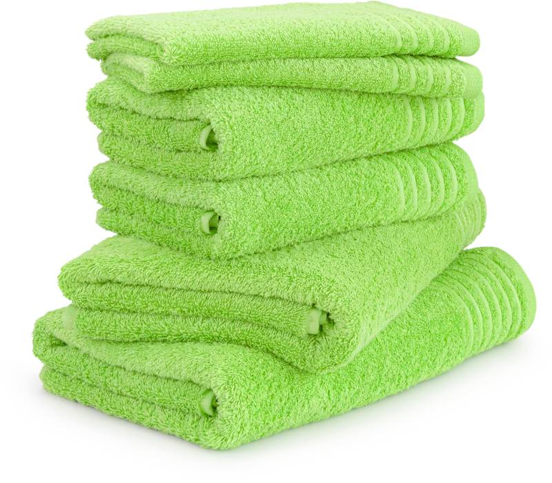 Möve Handtuch Set "New Classic" Set 6 Stk. Walkfrottier 2x Gäste-, 2x Hand- und 2x Duschtücher von Möve