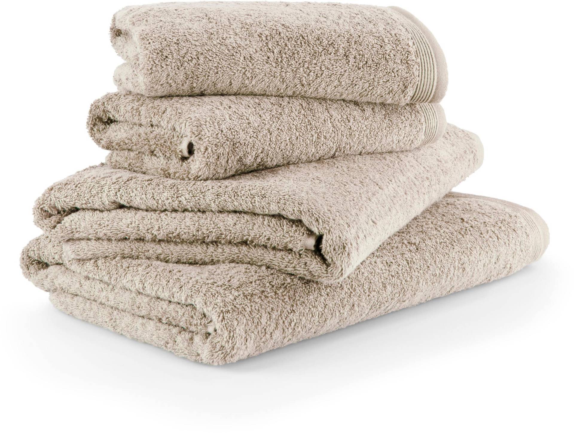 Möve Handtuch Set "Superwuschel 100% Premium Cotton Baumwolle" Set 4 Stk. Walkfrottee von Möve