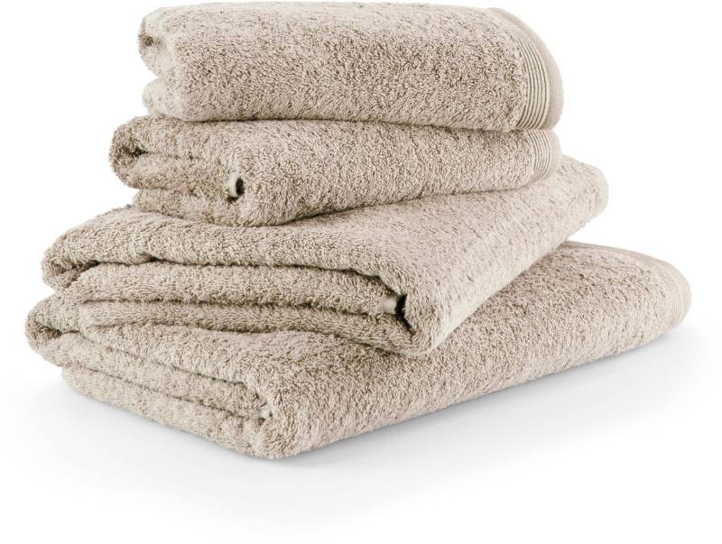 Möve Handtuch Set "Superwuschel 100% Premium Cotton Baumwolle" Set 4 Stk. Walkfrottee von Möve