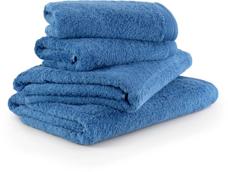 Möve Handtuch Set "Superwuschel 100% Premium Cotton Baumwolle" Set 4 Stk. Walkfrottee von Möve