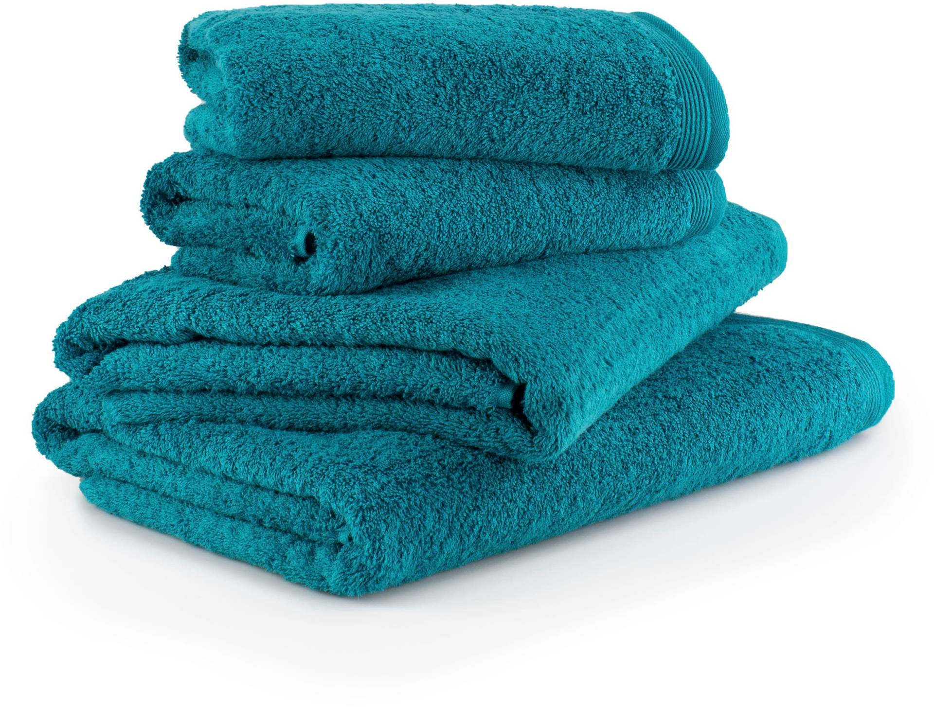 Möve Handtuch Set "Superwuschel 100% Premium Cotton Baumwolle" Set 4 Stk. Walkfrottee von Möve