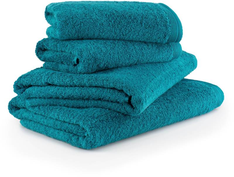 Möve Handtuch Set "Superwuschel 100% Premium Cotton Baumwolle" Set 4 Stk. Walkfrottee von Möve