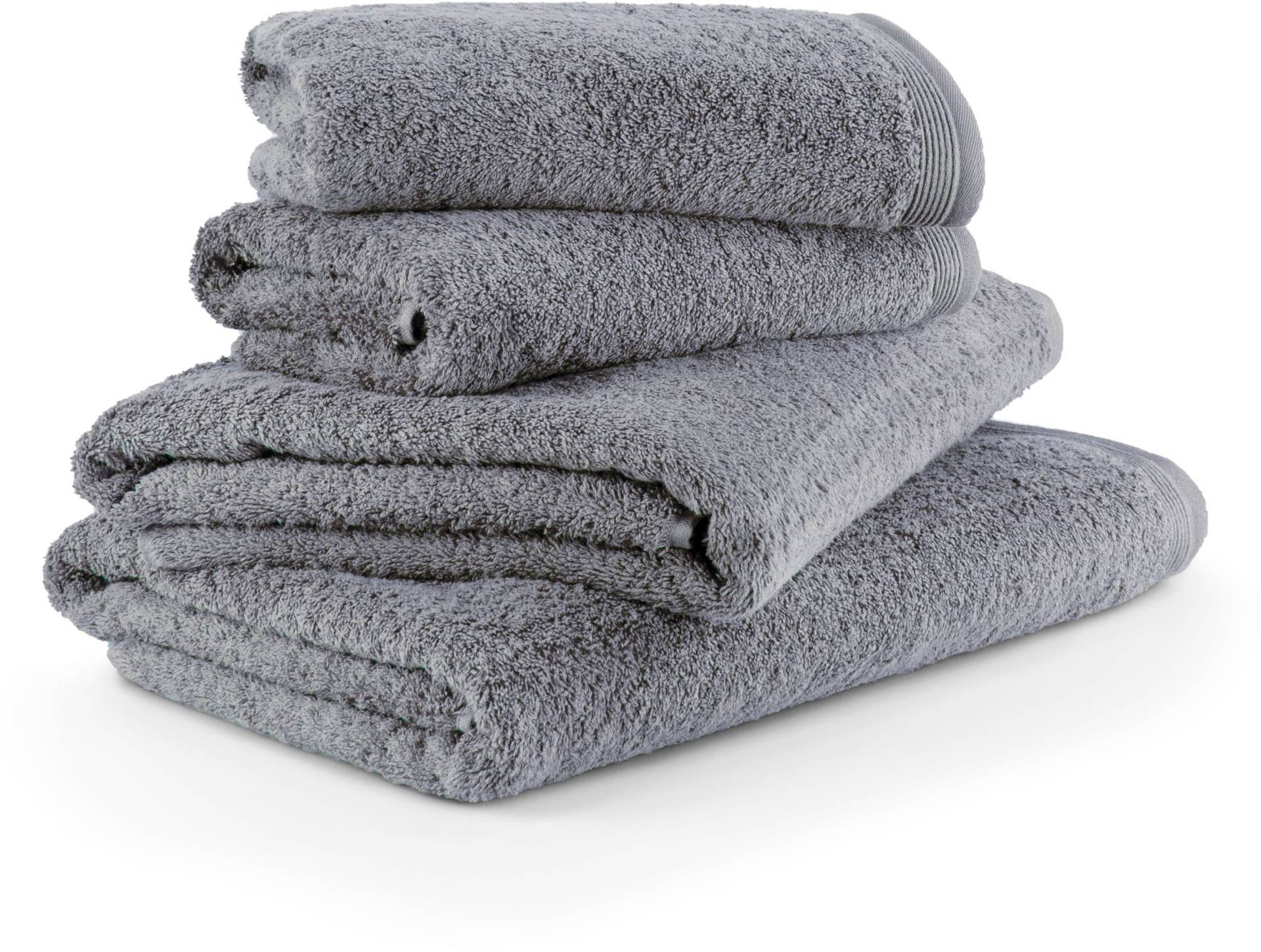 Möve Handtuch Set "Superwuschel 100% Premium Cotton Baumwolle" Set 4 Stk. Walkfrottee von Möve