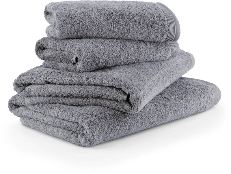 Möve Handtuch Set "Superwuschel 100% Premium Cotton Baumwolle" Set 4 Stk. Walkfrottee von Möve