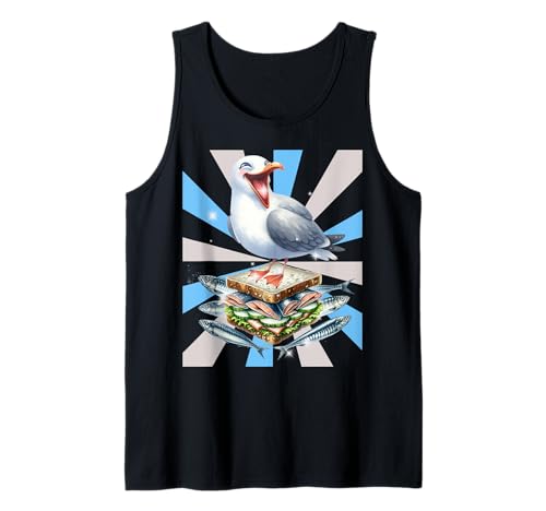 Nordsee Ostsee Möwe Möwen Seevogel Kinder Mädchen Jungen Tank Top von Möwen Küste Meer Vögel Natur