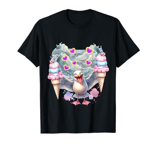 Strand Meer Möwe Lachmöwe EIS maritim Kinder T-Shirt Strand Meer Möwe Lachmöwe EIS maritim Kinder T-Shirt von Möwen Möwe Küste Meer Vögel Natur