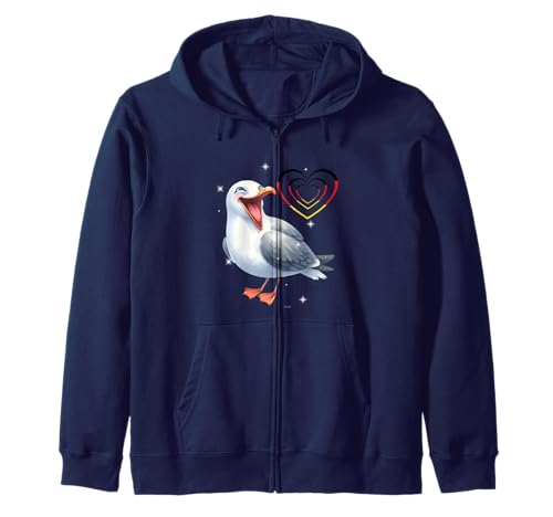 maritim Deutschland Möwe Möwen Lachmöwe Kinder 60er Kapuzenjacke maritim Deutschland Möwe Möwen Lachmöwe Kinder 60er Kapuzenjacke von Möwen Möwe Küste Meer Vögel Natur