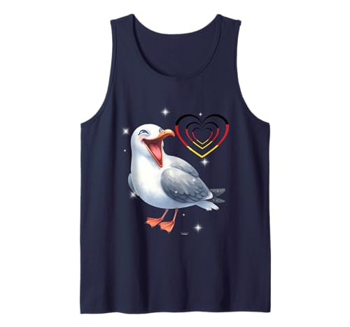 maritim Deutschland Möwe Möwen Lachmöwe Kinder 60er Tank Top maritim Deutschland Möwe Möwen Lachmöwe Kinder 60er Tank Top von Möwen Möwe Küste Meer Vögel Natur