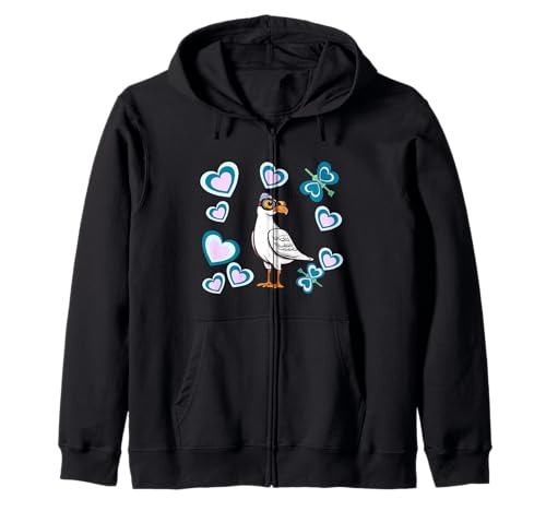 maritim Retro Möwe Kinder Mädchen Jungen 60er Kapuzenjacke maritim Retro Möwe Kinder Mädchen Jungen 60er Kapuzenjacke von Möwen Möwe Küste Meer Vögel Natur