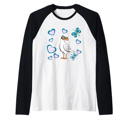 maritim Retro Möwe Kinder Mädchen Jungen 60er Raglan maritim Retro Möwe Kinder Mädchen Jungen 60er Raglan von Möwen Möwe Küste Meer Vögel Natur