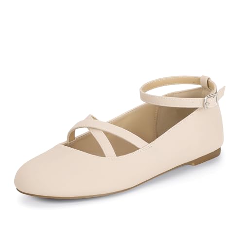 Mofri ShowHow Mary Jane Ballerinas für Damen, runde Zehen, Mary Jane, Knöchelriemen, Ballerinas, Schuhe, Hochzeit, Freizeit, Büro, Kleid, Nubukleder, 37.5 EU Mofri ShowHow Mary Jane Ballerinas für Damen, runde Zehen, Mary Jane, Knöchelriemen, Ballerinas, Schuhe, Hochzeit, Freizeit, Büro, Kleid, Nubukleder, 37.5 EU von Mofri
