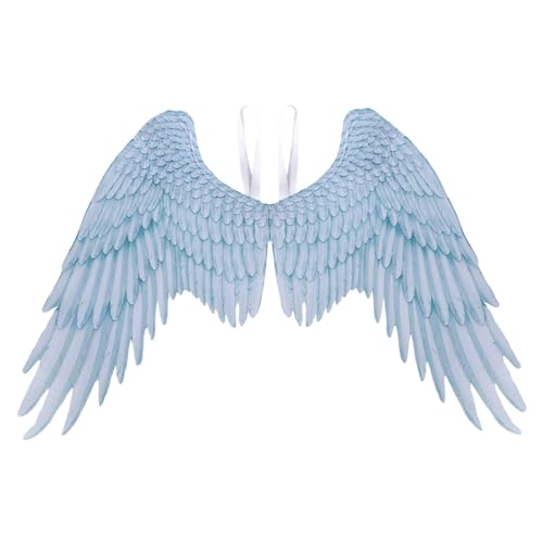 Engelsflügel Erwachsene,Engelsflügel für Erwachsene, Cosplay Wings,Kostüm, Requisiten, Dekorative Flügel für Party, Halloween, Karneval, Männer, Schwarz von Moginp